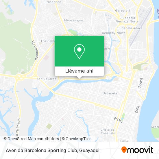 Mapa de Avenida Barcelona Sporting Club