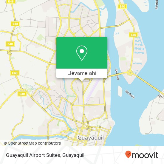 Mapa de Guayaquil Airport Suites