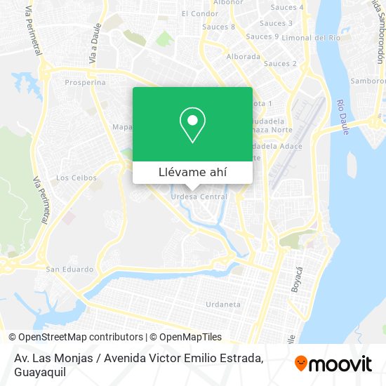 Mapa de Av. Las Monjas / Avenida Victor Emilio Estrada