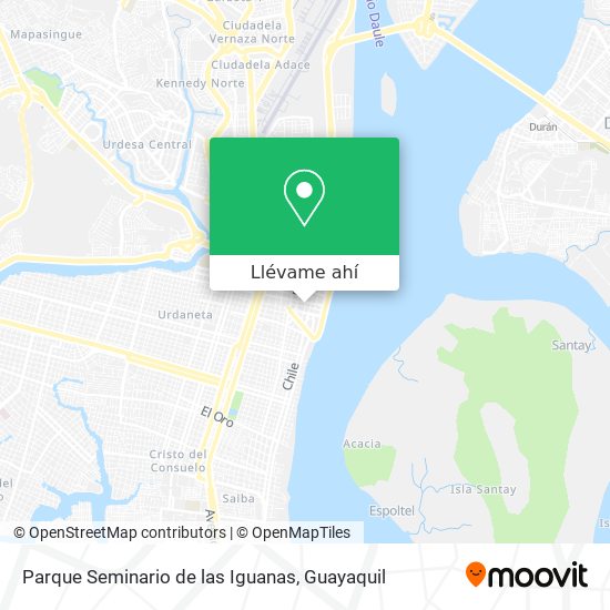 Mapa de Parque Seminario de las Iguanas