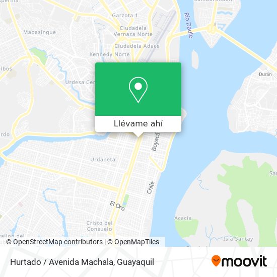 Mapa de Hurtado / Avenida Machala