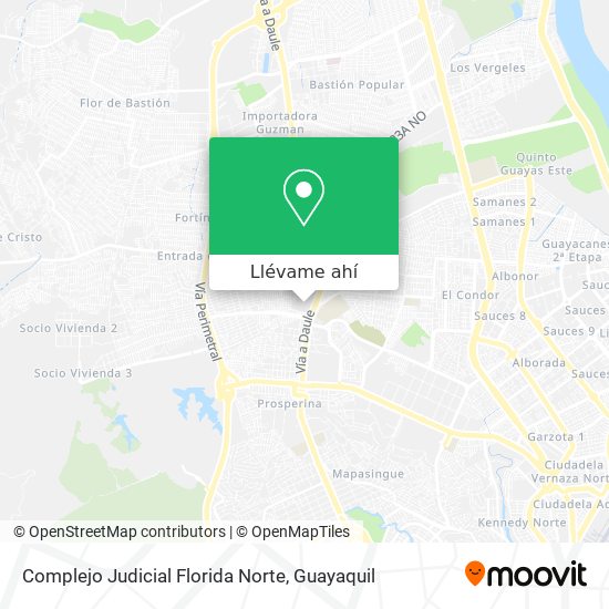 Mapa de Complejo Judicial Florida Norte