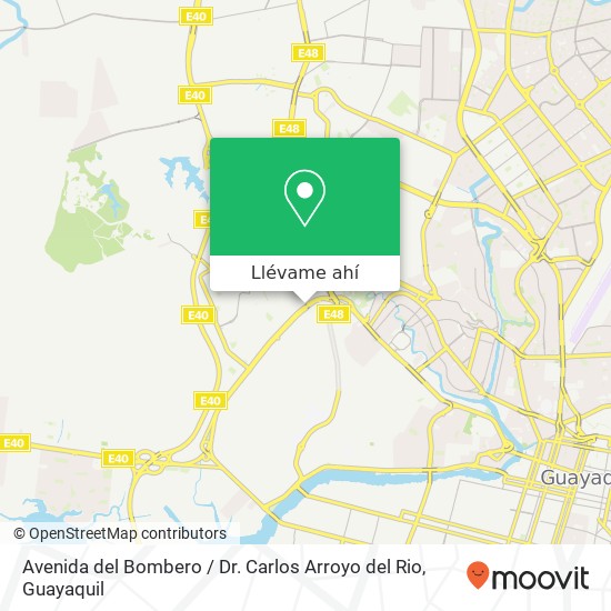 Mapa de Avenida del Bombero / Dr. Carlos Arroyo del Rio