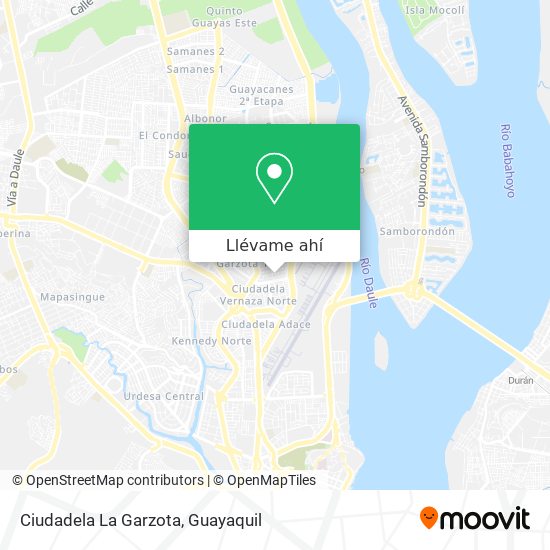 Mapa de Ciudadela La Garzota