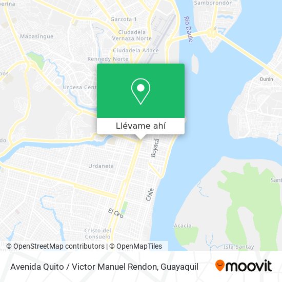 Mapa de Avenida Quito / Victor Manuel Rendon