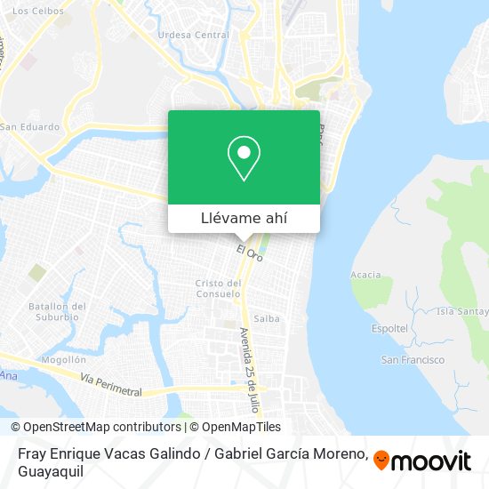 Mapa de Fray Enrique Vacas Galindo / Gabriel García Moreno