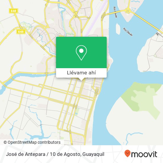 Mapa de José de Antepara / 10 de Agosto