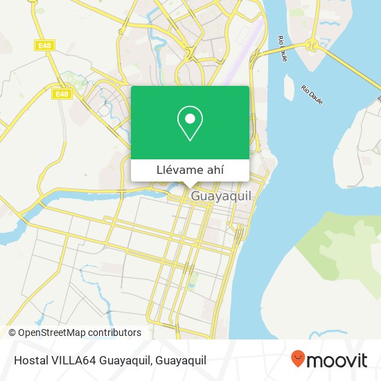 Mapa de Hostal VILLA64 Guayaquil