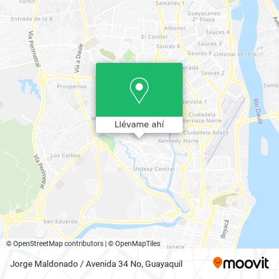 Mapa de Jorge Maldonado / Avenida 34 No