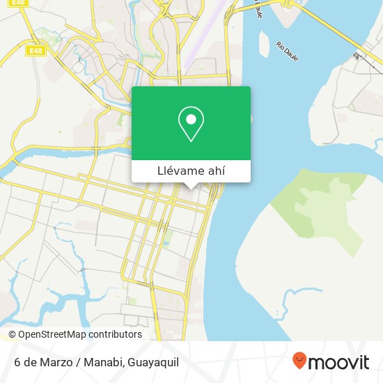 Mapa de 6 de Marzo / Manabi