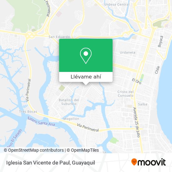 Cómo llegar a Iglesia San Vicente de Paul en Guayaquil en Autobús?
