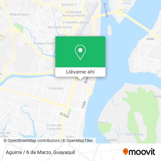 Mapa de Aguirre / 6 de Marzo