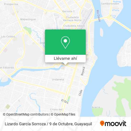 Mapa de Lizardo García Sorroza / 9 de Octubre