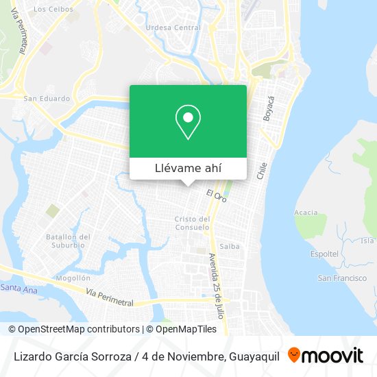 Mapa de Lizardo García Sorroza / 4 de Noviembre