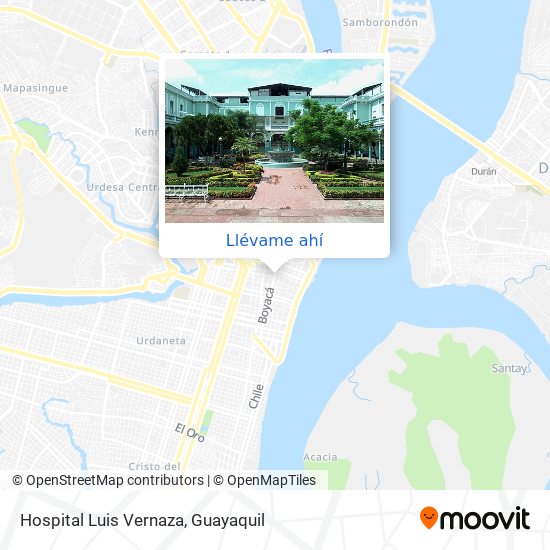 Mapa de Hospital Luis Vernaza