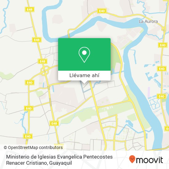 Mapa de Ministerio de Iglesias Evangelica Pentecostes Renacer Cristiano