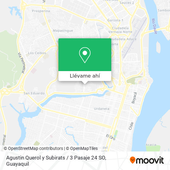 Mapa de Agustin Querol y Subirats / 3 Pasaje 24 SO