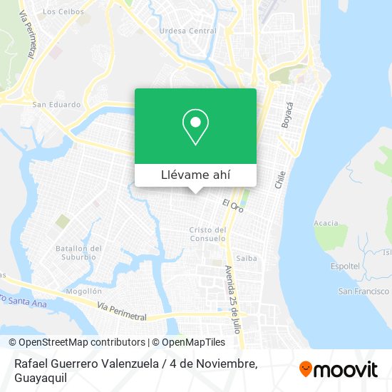 Mapa de Rafael Guerrero Valenzuela / 4 de Noviembre