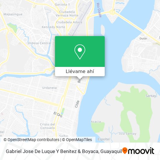 Mapa de Gabriel Jose De Luque Y Benitez & Boyaca