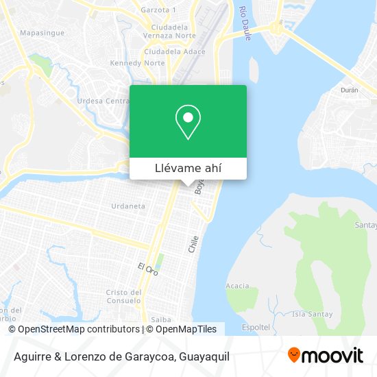 Mapa de Aguirre & Lorenzo de Garaycoa