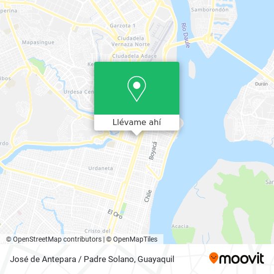 Mapa de José de Antepara / Padre Solano