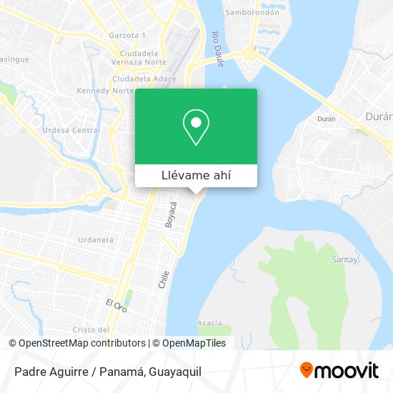 Mapa de Padre Aguirre / Panamá