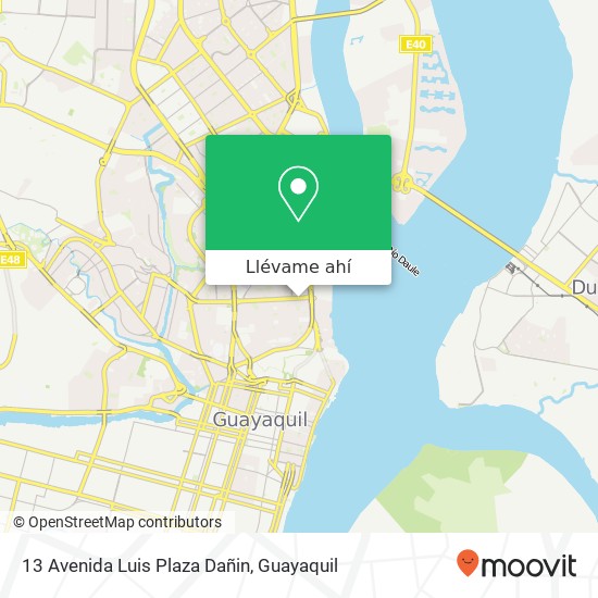 Mapa de 13 Avenida Luis Plaza Dañin