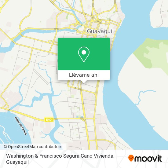 Mapa de Washington & Francisco Segura Cano Vivienda