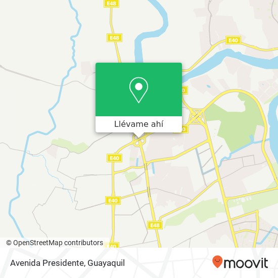 Mapa de Avenida Presidente
