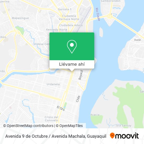 Mapa de Avenida 9 de Octubre / Avenida Machala