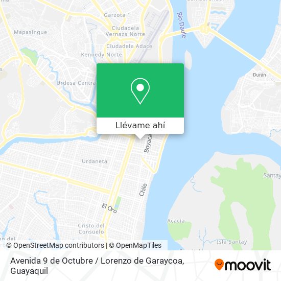 Mapa de Avenida 9 de Octubre / Lorenzo de Garaycoa