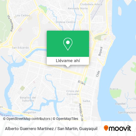 Mapa de Alberto Guerrero Martínez / San Martín