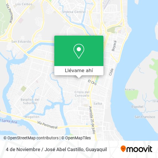 Mapa de 4 de Noviembre / José Abel Castillo