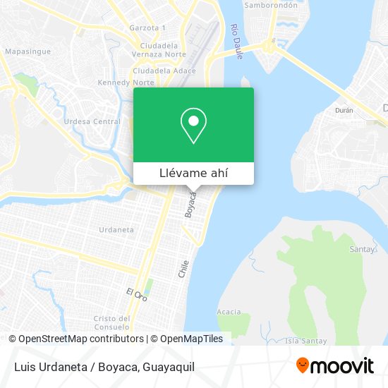Mapa de Luis Urdaneta / Boyaca