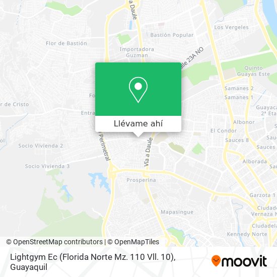 Mapa de Lightgym Ec (Florida Norte Mz. 110 Vll. 10)