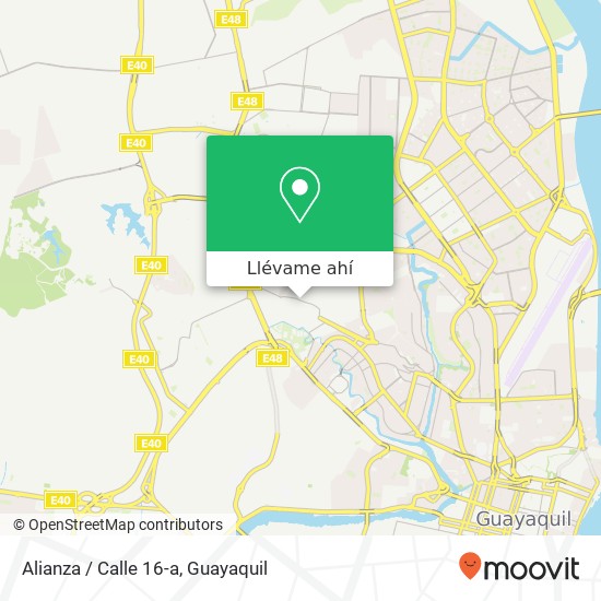 Mapa de Alianza / Calle 16-a