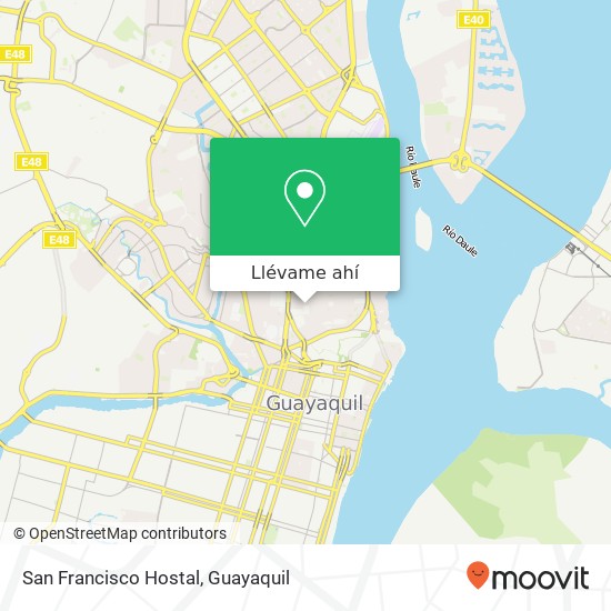 Mapa de San Francisco Hostal