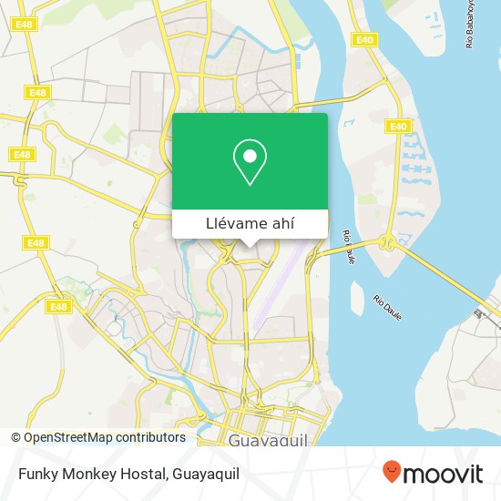 Mapa de Funky Monkey Hostal