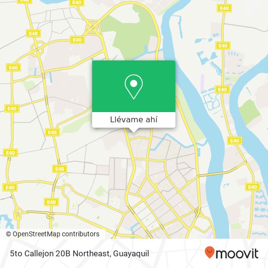 Mapa de 5to Callejon 20B Northeast