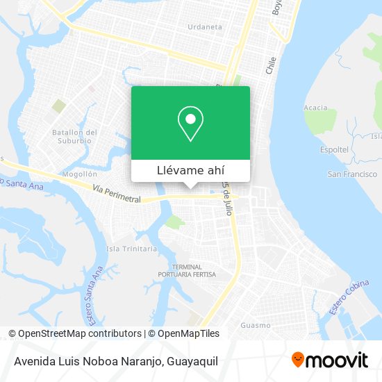 Mapa de Avenida Luis Noboa Naranjo