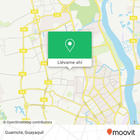 Mapa de Guamote