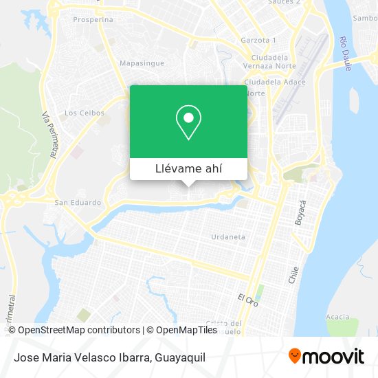 Mapa de Jose Maria Velasco Ibarra