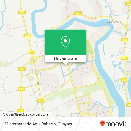 Mapa de Micromercado Aqui Roberto