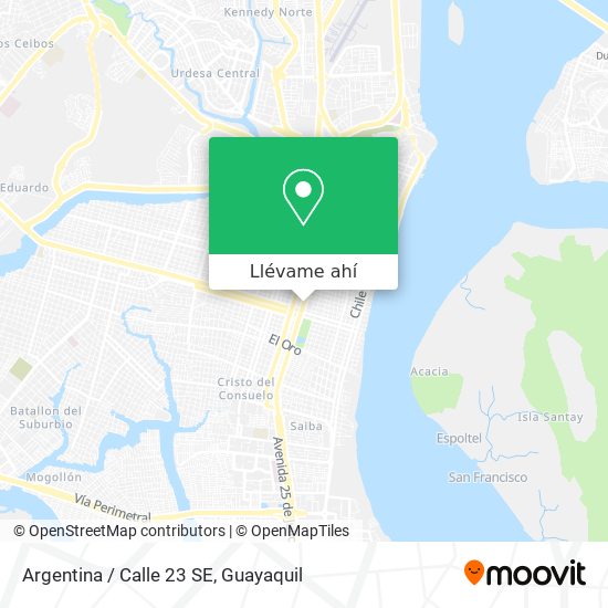 Mapa de Argentina / Calle 23 SE
