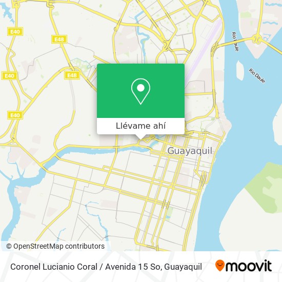 Mapa de Coronel Lucianio Coral / Avenida 15 So