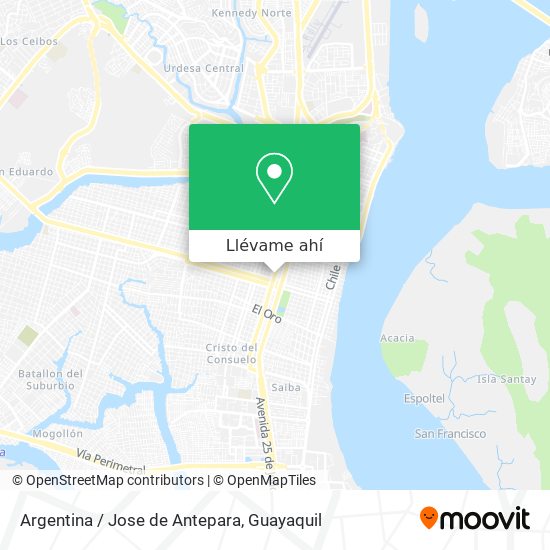 Mapa de Argentina / Jose de Antepara