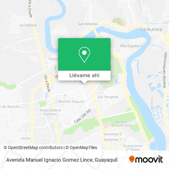 Mapa de Avenida Manuel Ignacio Gomez Lince
