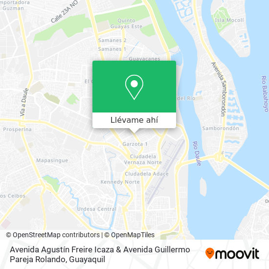 Mapa de Avenida Agustín Freire Icaza & Avenida Guillermo Pareja Rolando