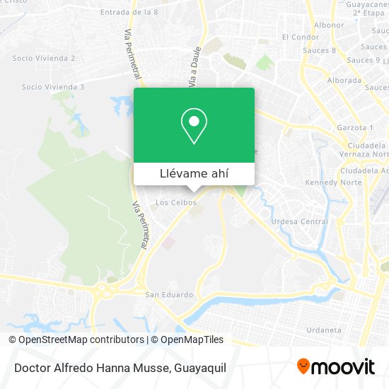 Mapa de Doctor Alfredo Hanna Musse