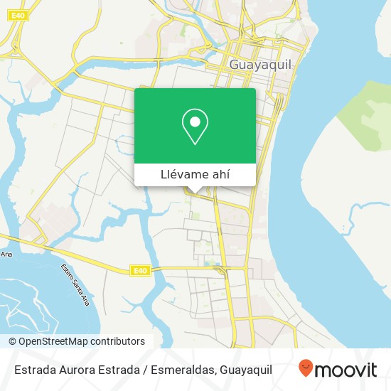 Mapa de Estrada Aurora Estrada / Esmeraldas